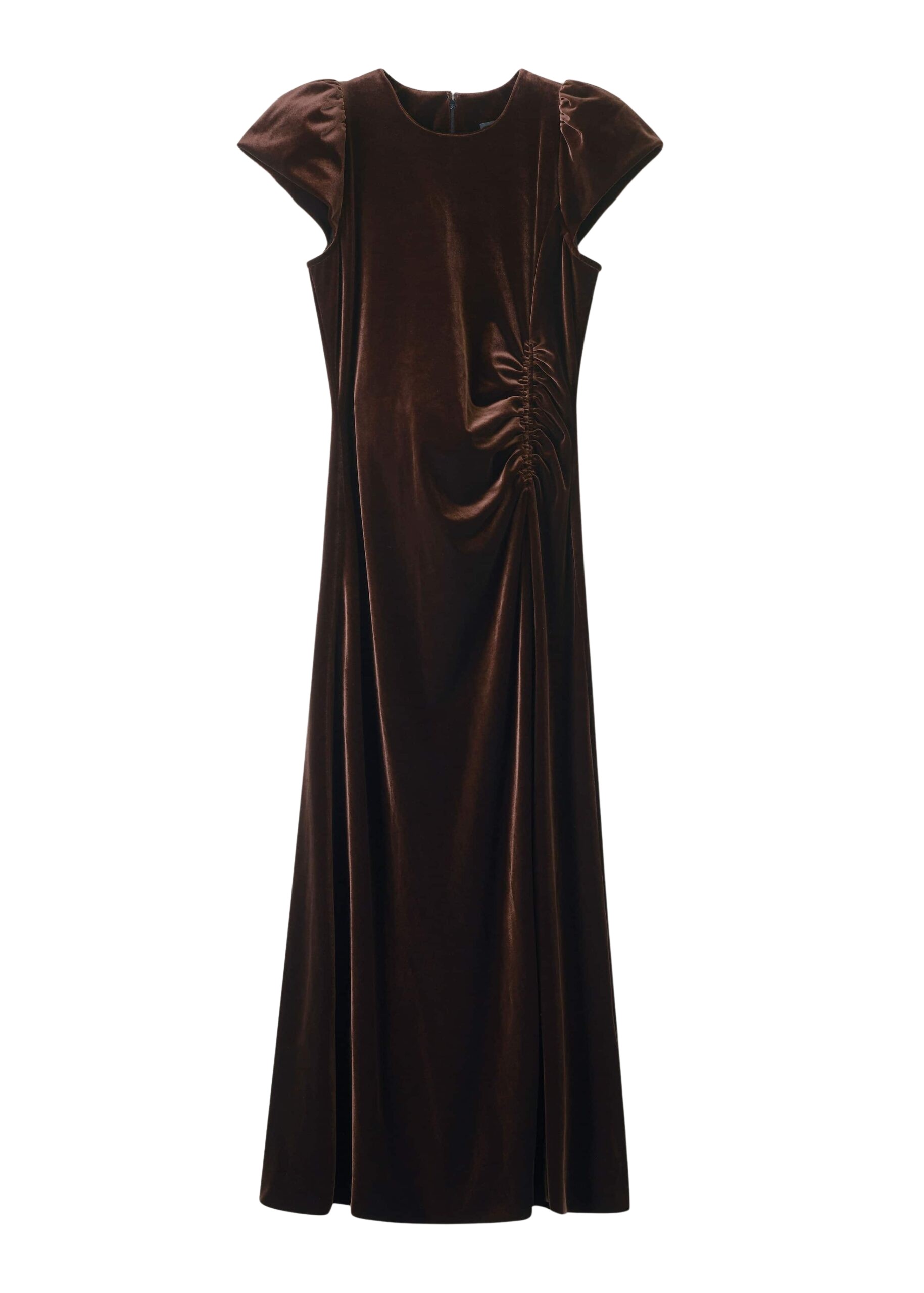 Me and Em Fluid Maxi Dress – luxury British Brown in Me and Em exclusively at Luxury Shoes 