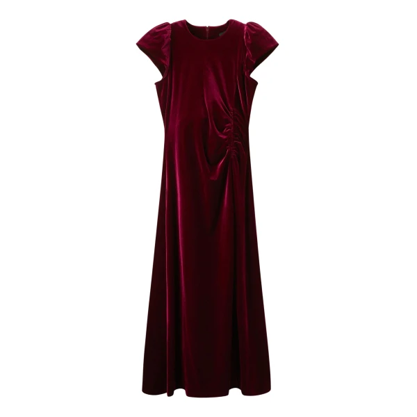 Me and Em Fluid Maxi Dress – luxury British Red in Me and Em exclusively at Luxury Shoes 