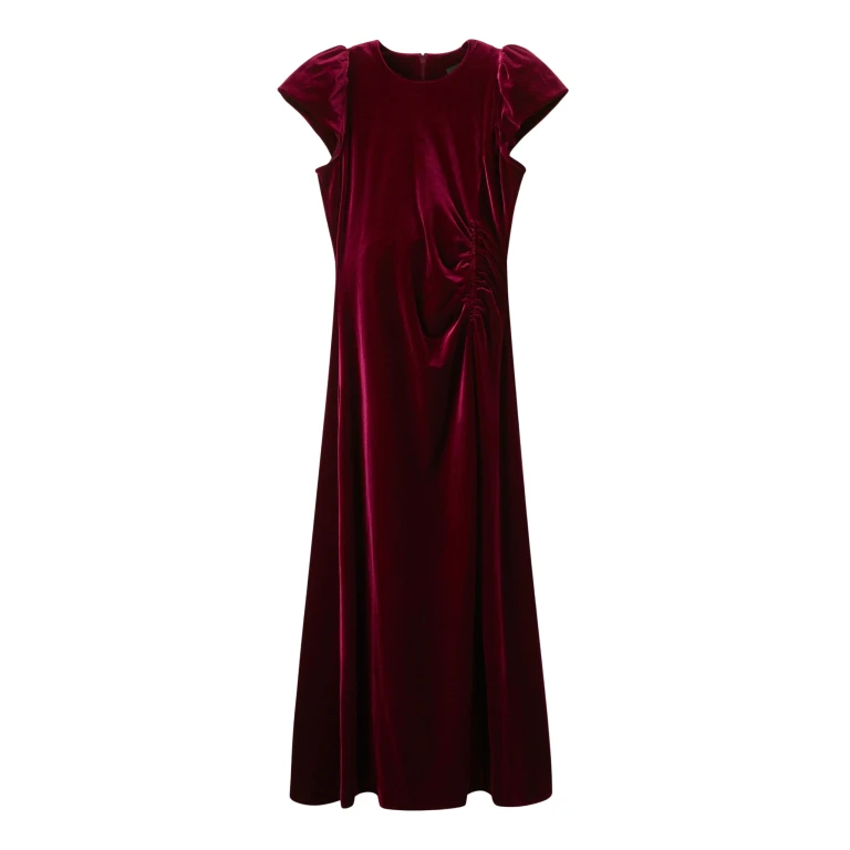 Me and Em Fluid Maxi Dress – luxury British Red in Me and Em exclusively at Luxury Shoes 