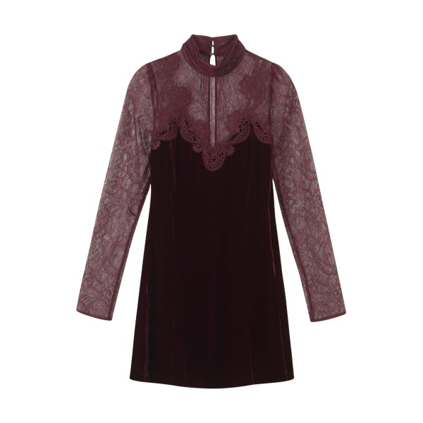 Me and Em Fluid Mini Dress – luxury British Red in Me and Em exclusively at Luxury Shoes 