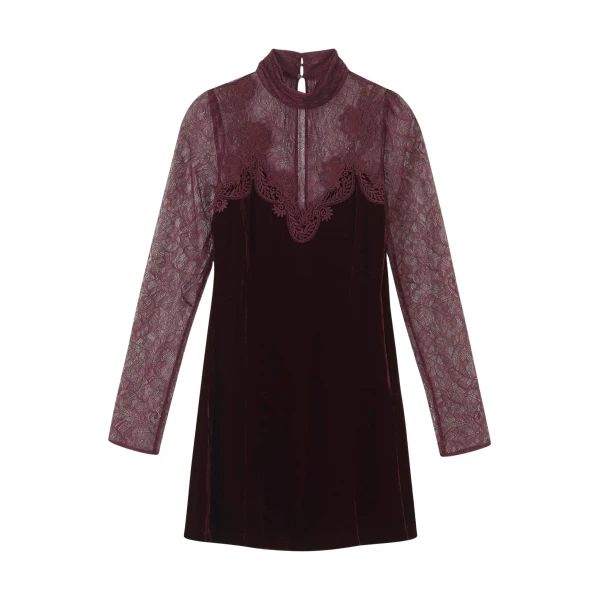 Me and Em Fluid Mini Dress – luxury British Red in Me and Em exclusively at Luxury Shoes 