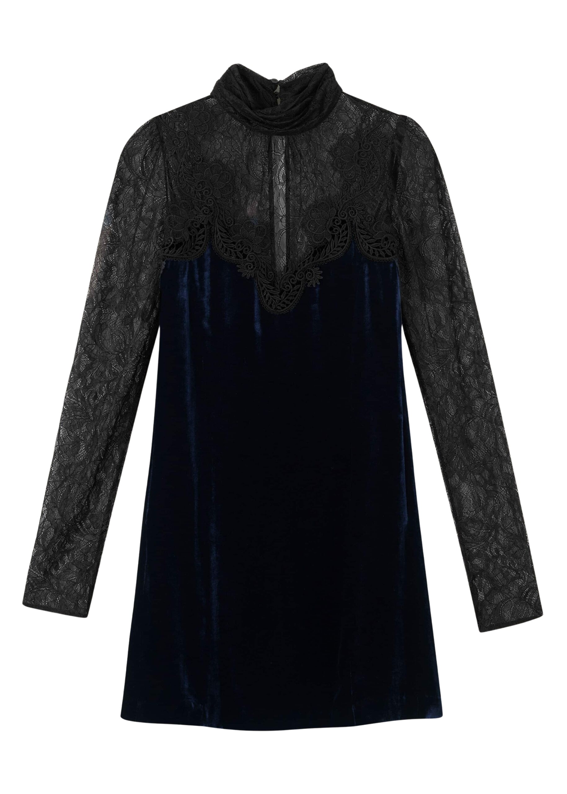 Me and Em Fluid Mini Dress – luxury British Black in Me and Em exclusively at Luxury Shoes 