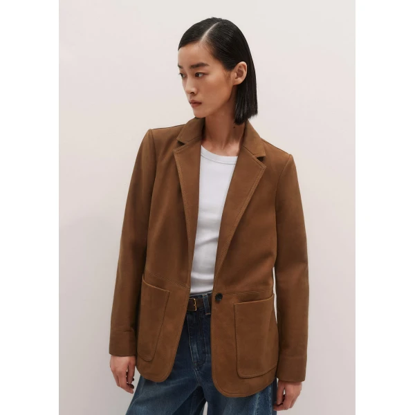 Me + Em Forever Blazer – luxury British Brown in Me and Em exclusively at Luxury Shoes 
