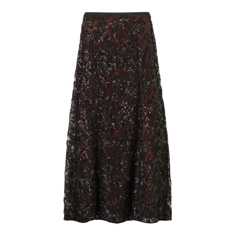 Me and Em Full Length Skirt – luxury British Black in Me and Em exclusively at Luxury Shoes 