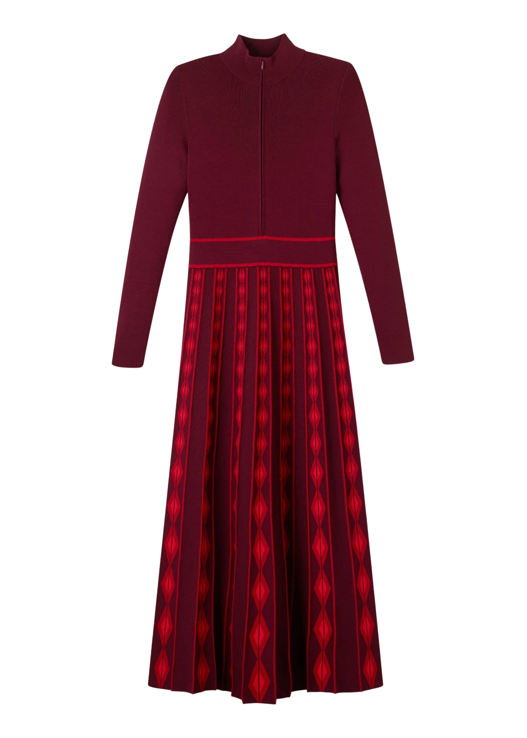 Me-and-Em-Half-Zip-Maxi-Dress-Coveti-7-scaled86507_nobg Me and Em Half Zip Maxi Dress – luxury British Red in Me and Em exclusively at Luxury Shoes