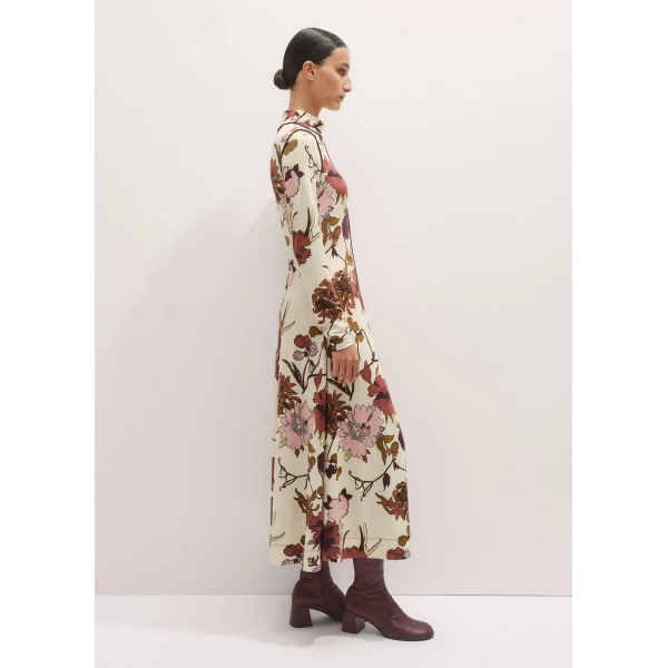 Me + Em High Neck Jersey Maxi Dress – luxury British Ivory in Me and Em exclusively at Luxury Shoes 
