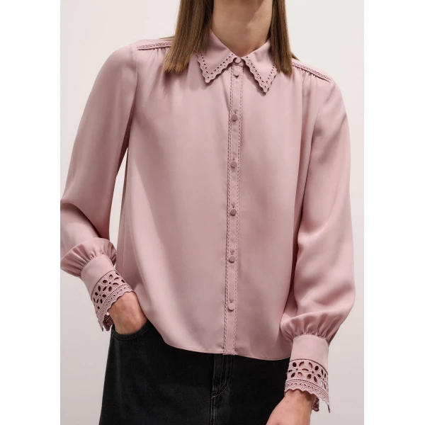 Me and Em In-The-Details Blouse – luxury British Pink in Me and Em exclusively at Luxury Shoes 