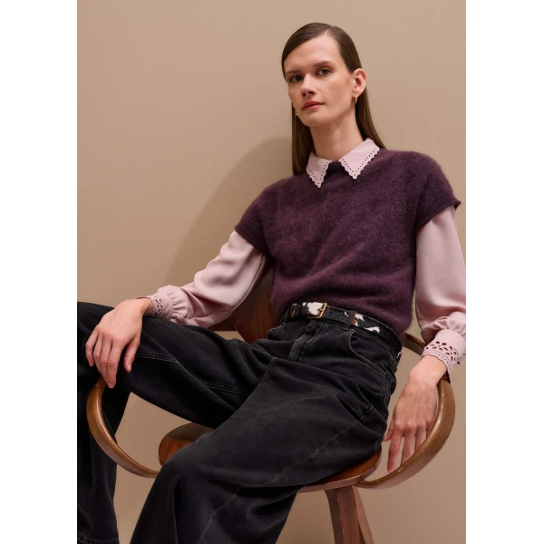 Me + Em In-The-Details Blouse – luxury British Pink in Me and Em exclusively at Luxury Shoes 