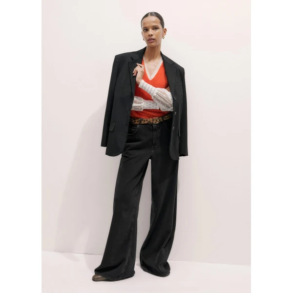 Me + Em Layering Blouse – luxury British Ivory in Me and Em exclusively at Luxury Shoes 
