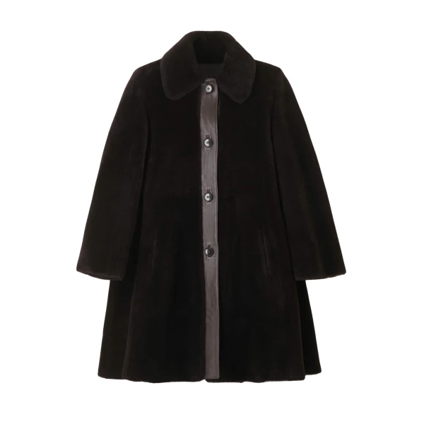 Me and Em Luxe Swing Coat – luxury British Brown in Me and Em exclusively at Luxury Shoes 