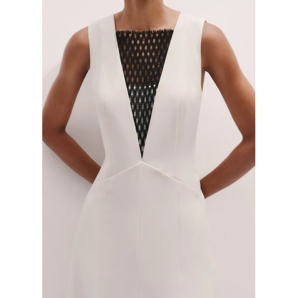 Me and Em Maxi Dress + Bandeau – luxury British Ivory in Me and Em exclusively at Luxury Shoes 