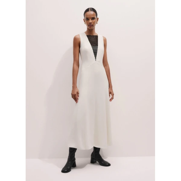 Me + Em Maxi Dress + Bandeau – luxury British Ivory in Me and Em exclusively at Luxury Shoes 