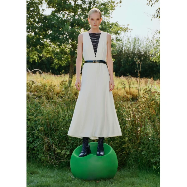 Me + Em Maxi Dress + Bandeau – luxury British Ivory in Me and Em exclusively at Luxury Shoes 