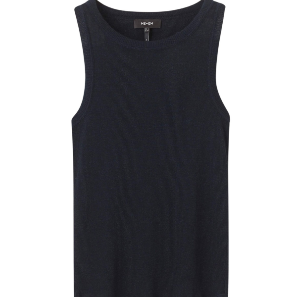 Me and Em Metallic AM-PM Tank Top