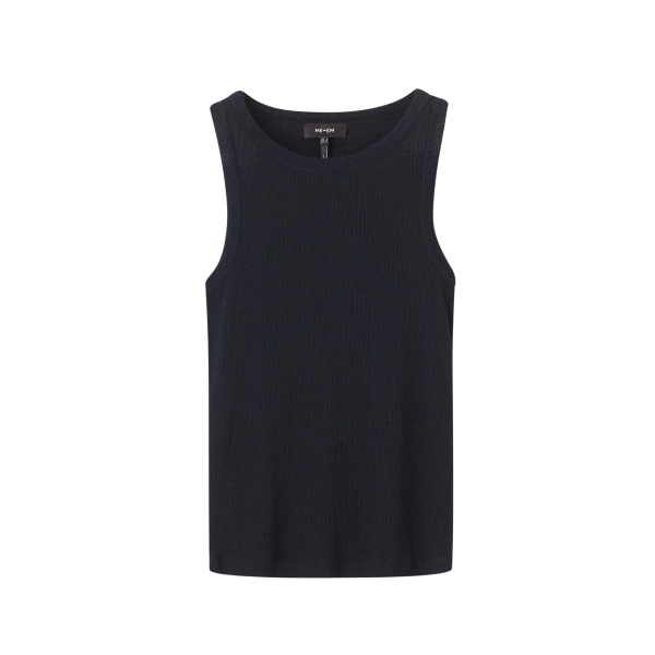 Me and Em Metallic AM-PM Tank – luxury British Blue in Me and Em exclusively at Luxury Shoes 