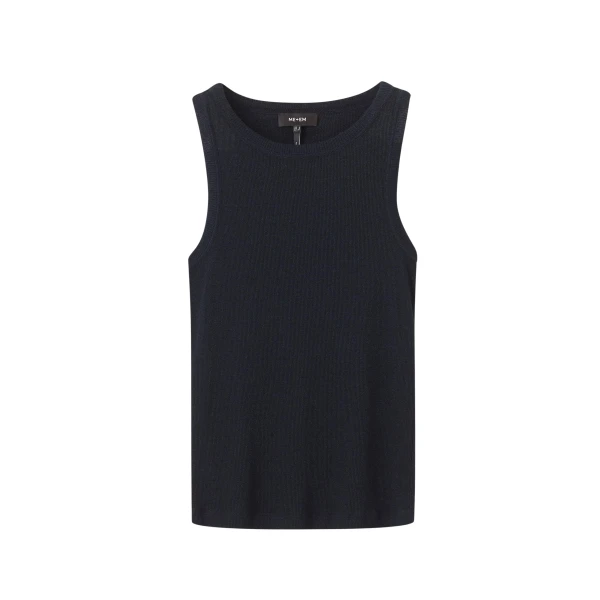 Me and Em Metallic AM-PM Tank – luxury British Blue in Me and Em exclusively at Luxury Shoes 