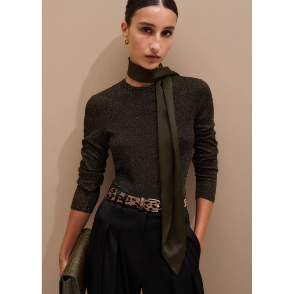 Me + Em Metallic AM-PM Top – luxury British Metallic in Me and Em exclusively at Luxury Shoes 