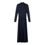 Me and Em Metallic Maxi Dress – luxury British Blue in Me and Em exclusively at Luxury Shoes 