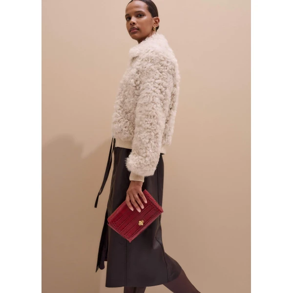 Me + Em Midi Dress + Belt – luxury British Brown in Me and Em exclusively at Luxury Shoes 
