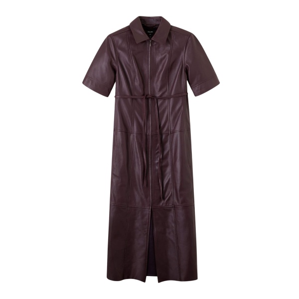 Me and Em Midi Dress + Belt – luxury British Brown in Me and Em exclusively at Luxury Shoes 