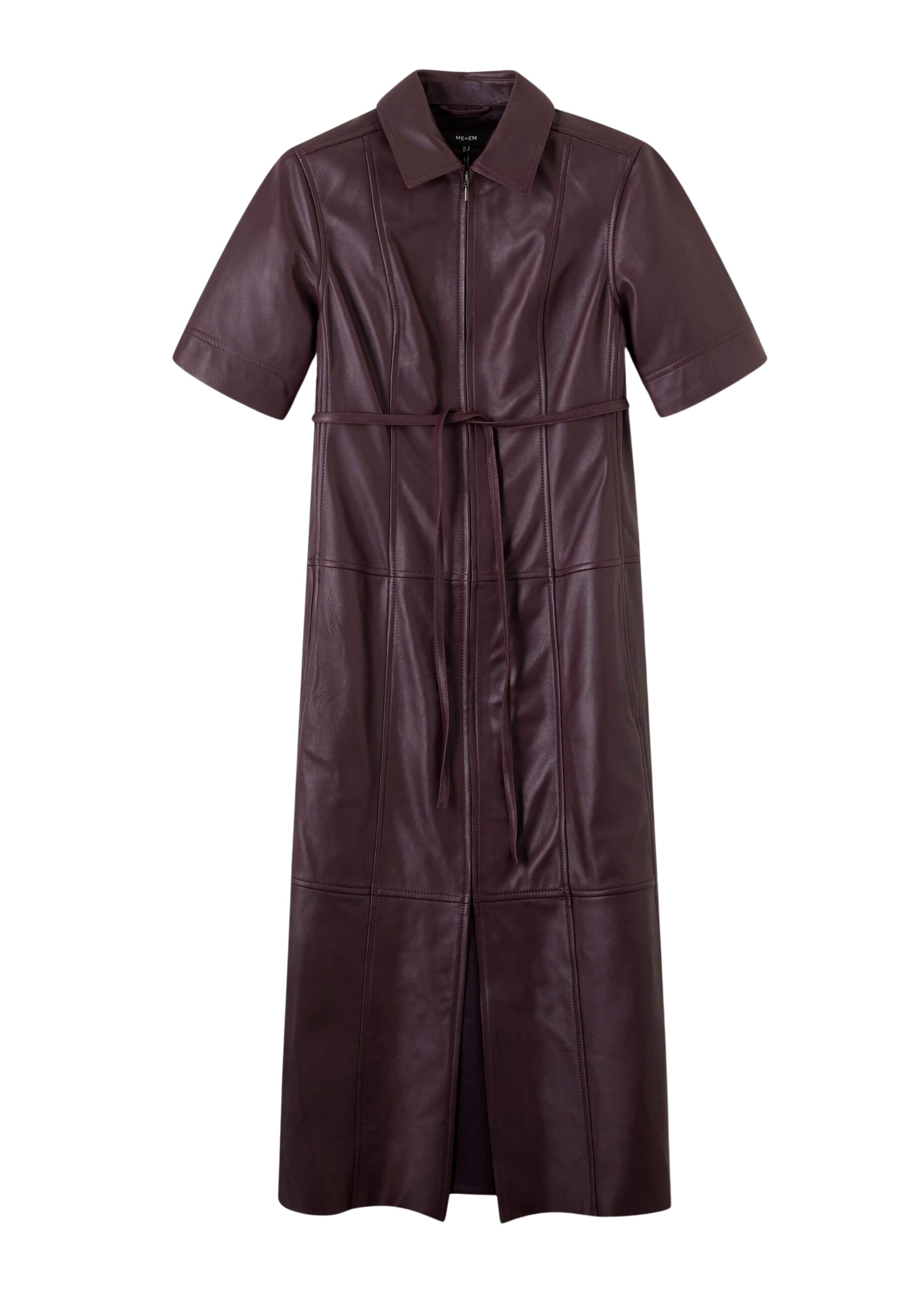 Me and Em Midi Dress + Belt – luxury British Brown in Me and Em exclusively at Luxury Shoes 