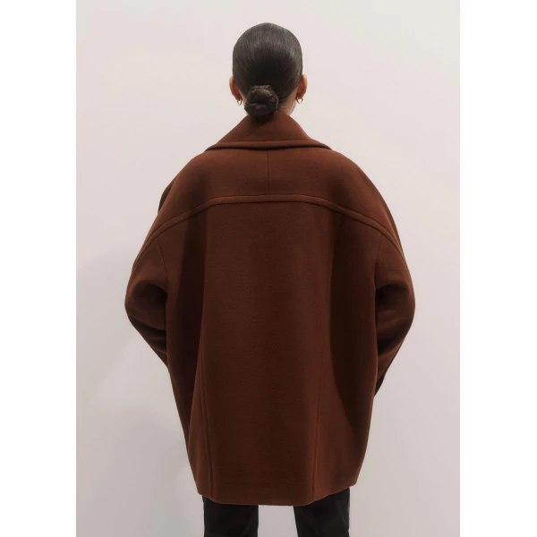 Me and Em Military Coat – luxury British Brown in Me and Em exclusively at Luxury Shoes 