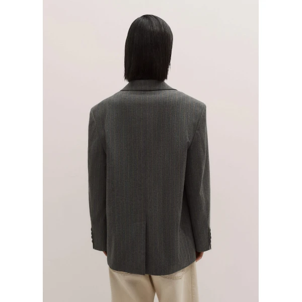 Me and Em Oversized Blazer – luxury British Grey in Me and Em exclusively at Luxury Shoes 