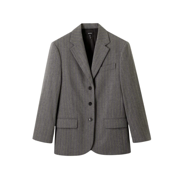 Me and Em Oversized Blazer – luxury British Grey in Me and Em exclusively at Luxury Shoes 