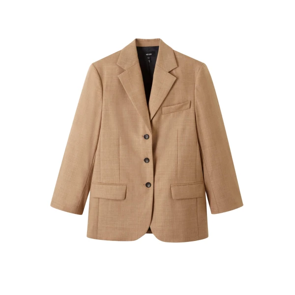 Me and Em Oversized Blazer – luxury British Brown in Me and Em exclusively at Luxury Shoes 
