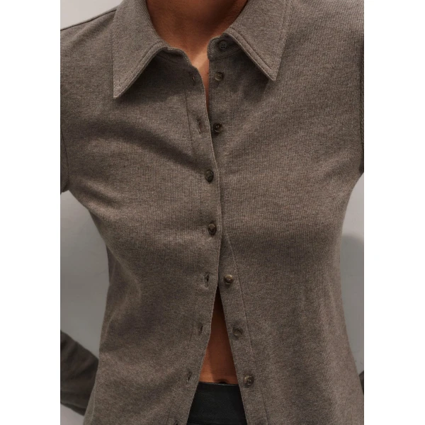 Me and Em Perfect Basic Shirt – luxury British Brown in Me and Em exclusively at Luxury Shoes 