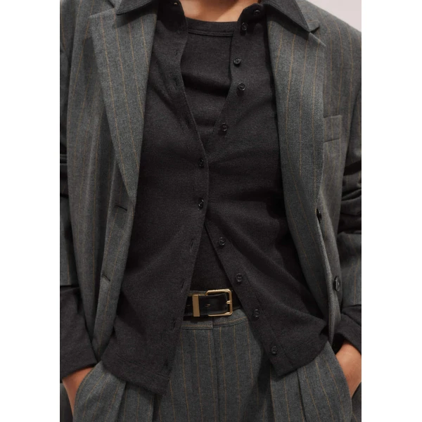 Me and Em Perfect Basic Shirt – luxury British Grey in Me and Em exclusively at Luxury Shoes 