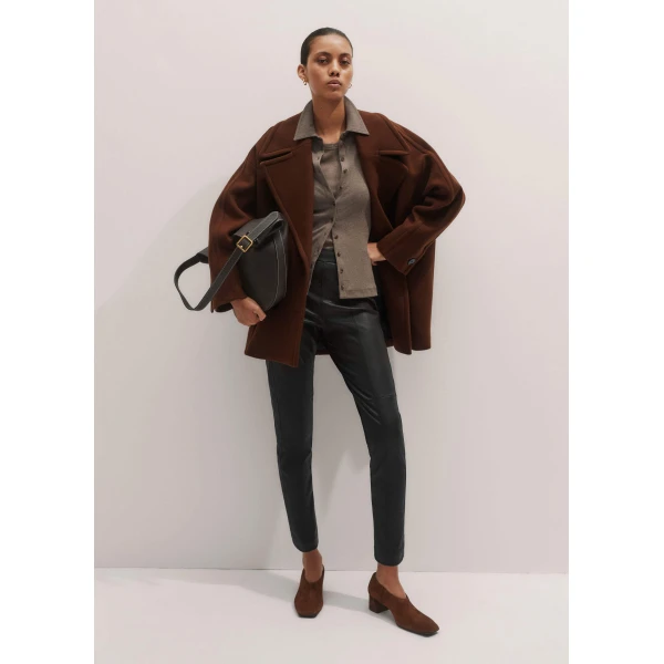 Me + Em Perfect Basic Shirt – luxury British Brown in Me and Em exclusively at Luxury Shoes 