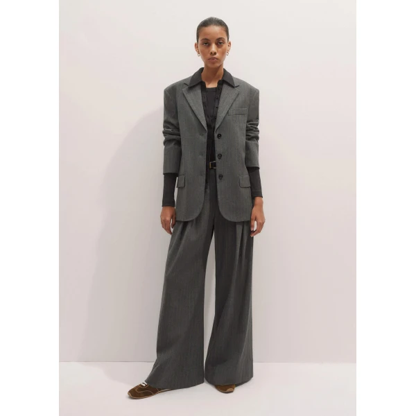 Me + Em Perfect Basic Shirt – luxury British Grey in Me and Em exclusively at Luxury Shoes 