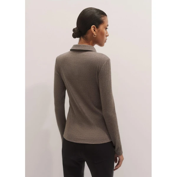 Me and Em Perfect Basic Shirt – luxury British Brown in Me and Em exclusively at Luxury Shoes 