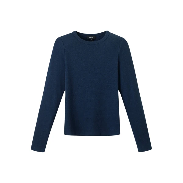 Me and Em Perfect Basic Top – luxury British Blue in Me and Em exclusively at Luxury Shoes 