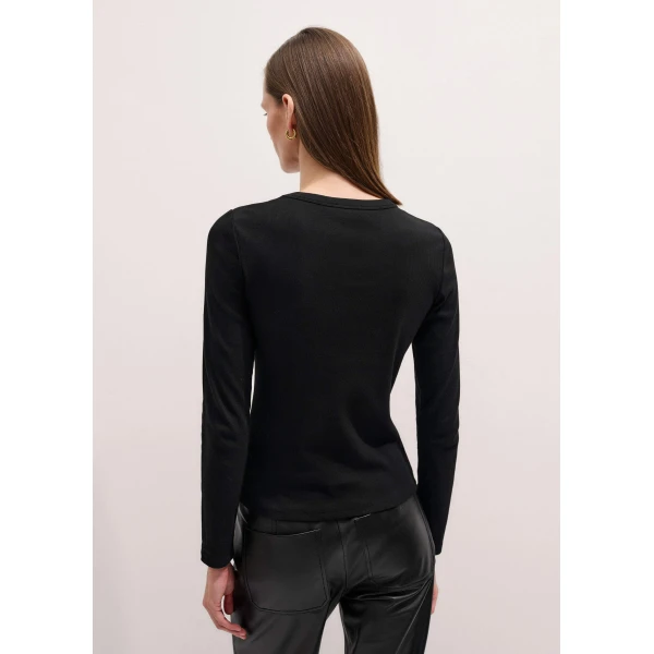 Me and Em Perfect Basic Top – luxury British Black in Me and Em exclusively at Luxury Shoes 
