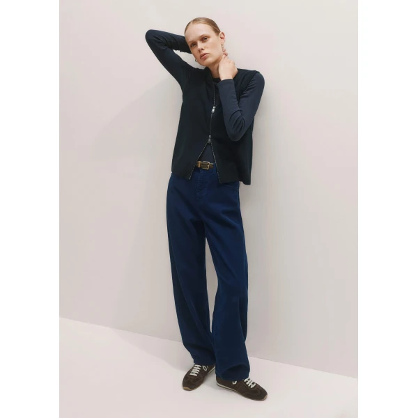 Me and Em Perfect Basic Top – luxury British Blue in Me and Em exclusively at Luxury Shoes 