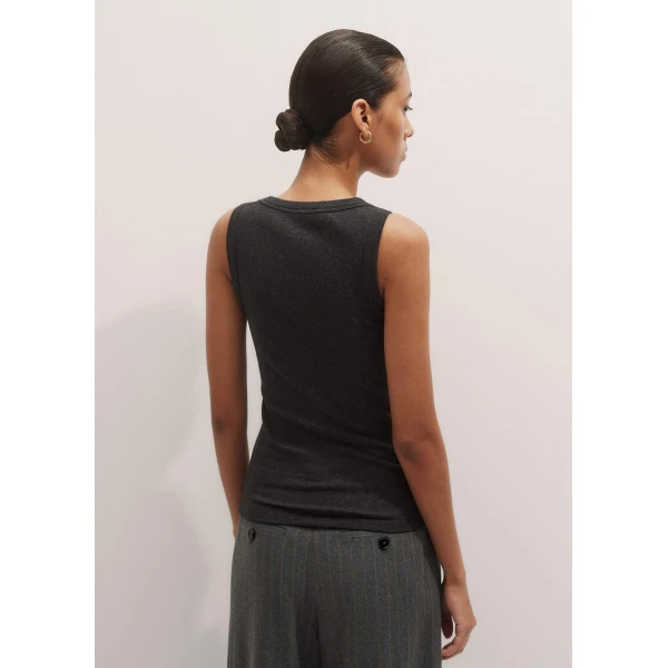 Me and Em Perfect Basic Vest – luxury British Grey in Me and Em exclusively at Luxury Shoes 