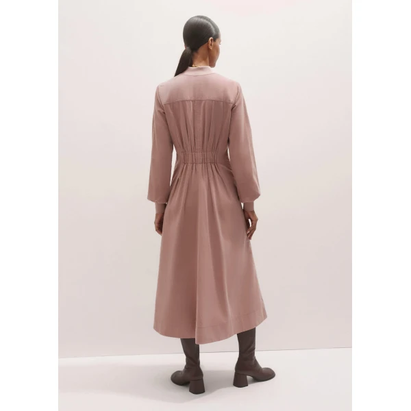 Me and Em Pleated Midi Dress – luxury British Pink in Me and Em exclusively at Luxury Shoes 