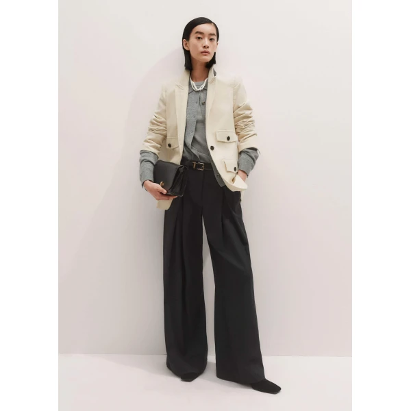 Me + Em Relaxed Knit Shirt – luxury British Grey in Me and Em exclusively at Luxury Shoes 