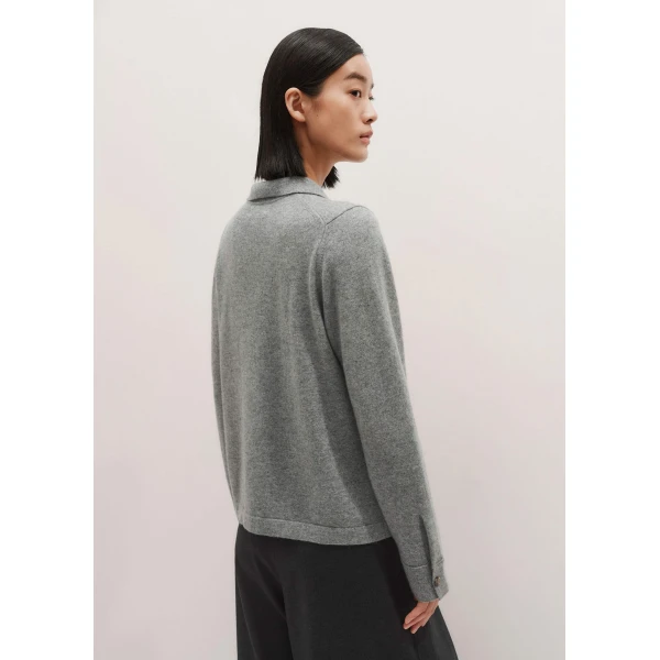 Me + Em Relaxed Knit Shirt – luxury British Grey in Me and Em exclusively at Luxury Shoes 