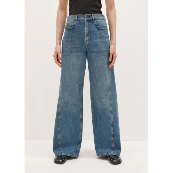 Me and Em Relaxed-Leg Jean – luxury British Blue in Me and Em exclusively at Luxury Shoes 