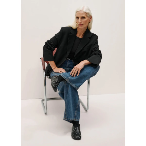 Me + Em Relaxed-Leg Jean – luxury British Blue in Me and Em exclusively at Luxury Shoes 