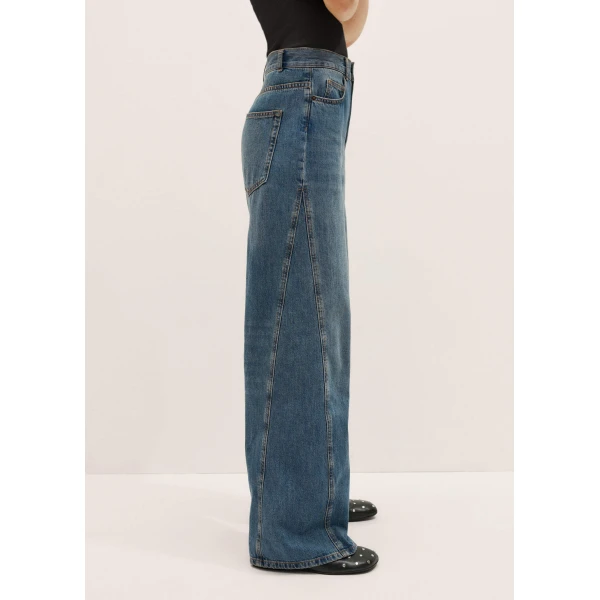 Me and Em Relaxed-Leg Jean – luxury British Blue in Me and Em exclusively at Luxury Shoes 
