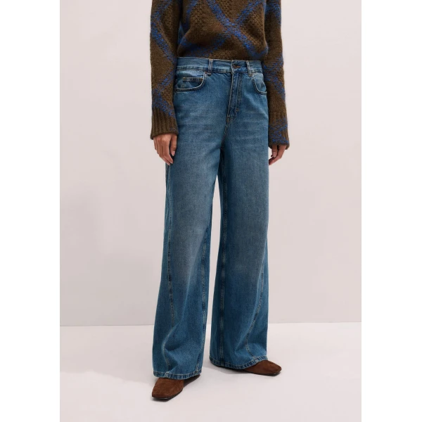 Me and Em Relaxed-Leg Jean – luxury British Blue in Me and Em exclusively at Luxury Shoes 