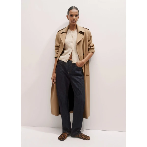 Me + Em Relaxed Straight Jean – luxury British Blue in Me and Em exclusively at Luxury Shoes 