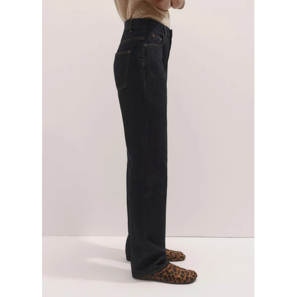 Me and Em Relaxed Straight Jean – luxury British Blue in Me and Em exclusively at Luxury Shoes 