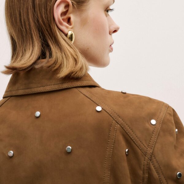 Me and Em Relaxed Studded Jacket, view 2