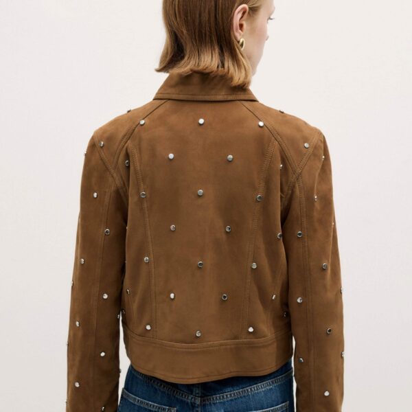 Me and Em Relaxed Studded Jacket, view 4
