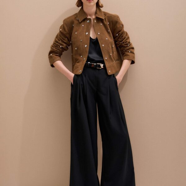 Me and Em Relaxed Studded Jacket, view 5